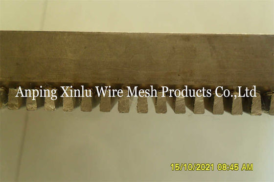 Flat Johnson Wedge Wire Continuous Slot Screen Panel per il lavaggio del filtro del carbone