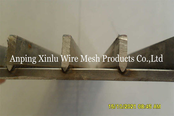 Flat Johnson Wedge Wire Continuous Slot Screen Panel per il lavaggio del filtro del carbone