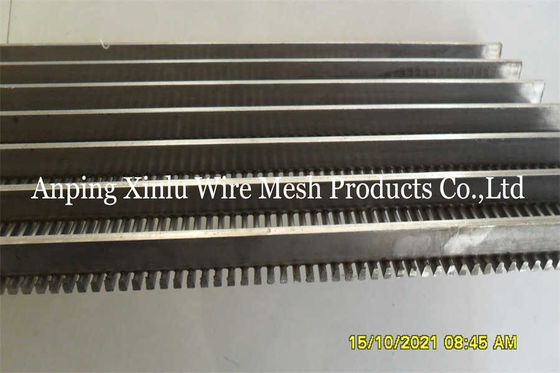 Flat Johnson Wedge Wire Continuous Slot Screen Panel per il lavaggio del filtro del carbone