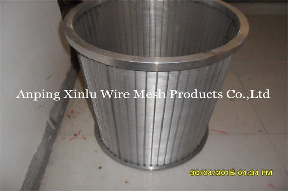 acciaio inossidabile Mesh Cylinder della maglia SS304 SS321 dello schermo di cavo del cuneo di 520mm OD