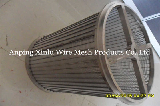 acciaio inossidabile Mesh Cylinder della maglia SS304 SS321 dello schermo di cavo del cuneo di 520mm OD