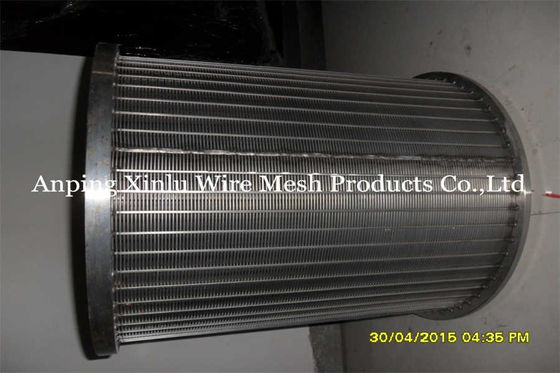 acciaio inossidabile Mesh Cylinder della maglia SS304 SS321 dello schermo di cavo del cuneo di 520mm OD