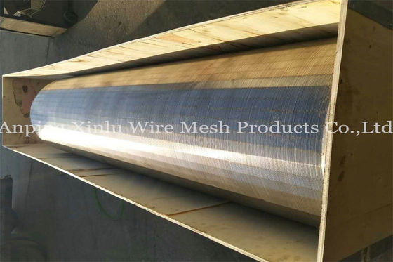 Johnson Rotary Sand Screen Cylindrical setaccia Vee Wire Screens scanalatura di 2mm - di 0,2