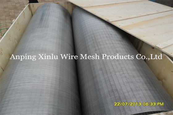 Tamburo rotatorio Johnson Type Wedge Wire OD920mm dello schermo di acciaio inossidabile