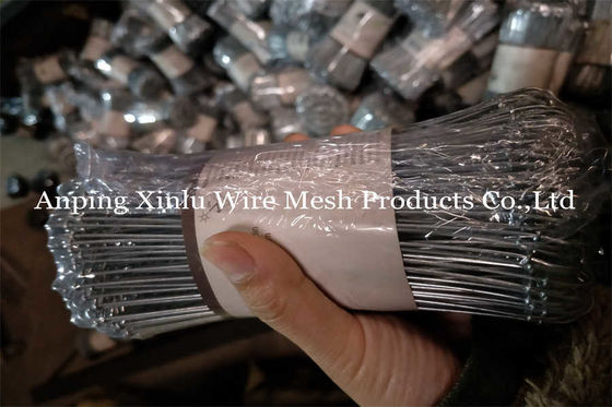 Galvanizzato Double Loop Wire Ties 0,7 mm - 2,0 mm Diametro 4 &quot; - 24 &quot; Lunghezza Twin Loop Wire Binding