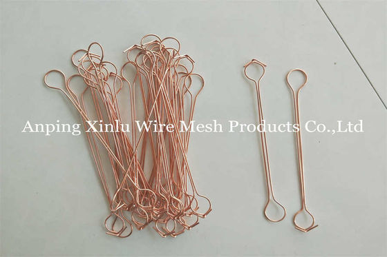 3 - 12 pollici Metal Copper Twin Wire doppio loop Bar Tie 350 - 550mpa Anti Rust Galvanizzato Rebar Tie Wire