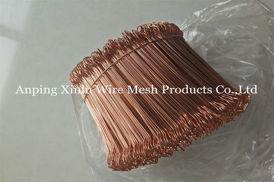 3 - 12 pollici Metal Copper Twin Wire doppio loop Bar Tie 350 - 550mpa Anti Rust Galvanizzato Rebar Tie Wire