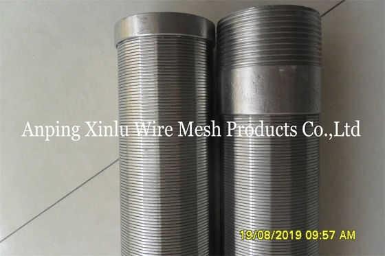 4&quot; schermo della scanalatura del pozzo di Johnson Wedge Wire Wrap Water ha infilato il montaggio per asciugare
