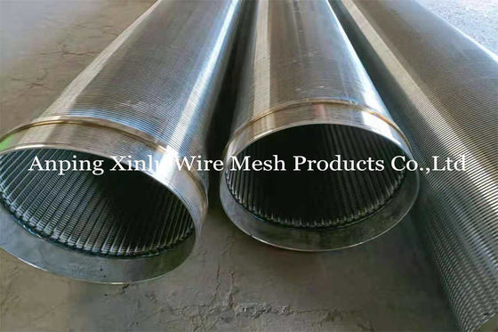 12&quot; Gap 1mm x L acqua freatica di Johnson Sand Screen Pipe For dell'involucro del cavo di 3m V