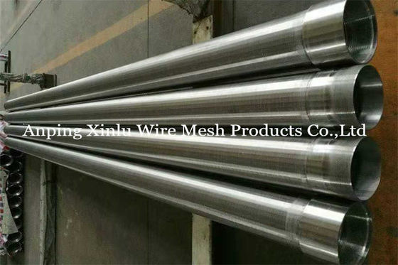 12&quot; Gap 1mm x L acqua freatica di Johnson Sand Screen Pipe For dell'involucro del cavo di 3m V