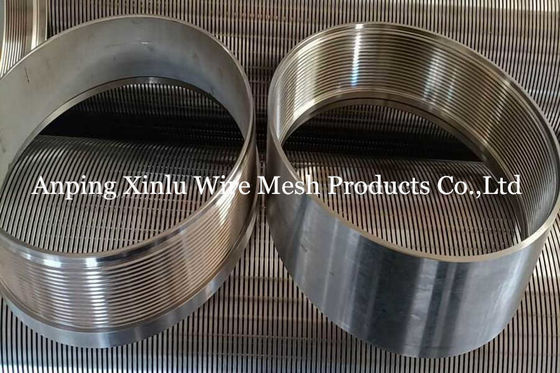 12&quot; Gap 1mm x L acqua freatica di Johnson Sand Screen Pipe For dell'involucro del cavo di 3m V