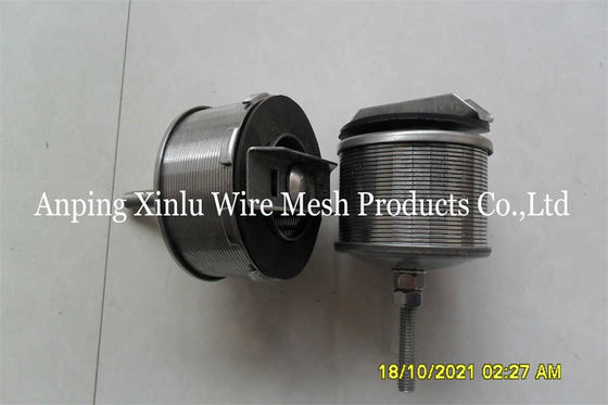 Ugello doppio DN 82mm Johnson Water Filter Strainer Nozzle dello schermo di cavo del cuneo di flusso