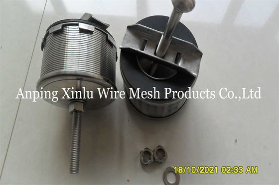 Ugello doppio DN 82mm Johnson Water Filter Strainer Nozzle dello schermo di cavo del cuneo di flusso