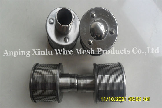 DN 1,5&quot; X L 2&quot; ugello dello schermo di cavo del cuneo SS304 nella filtrazione dell'acqua