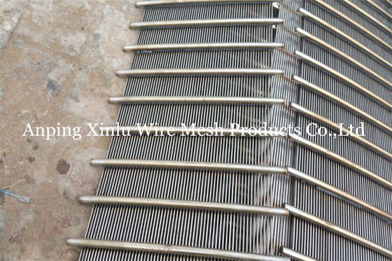 Pannello piano Johnson Grating Filter Plate dello schermo di cavo del cuneo della scanalatura degli ss Aisi 304 1mm
