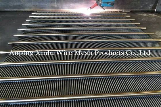 Pannello industriale dello schermo di cavo di Johnson V del piatto del filtrante di portata 100mesh per carbone