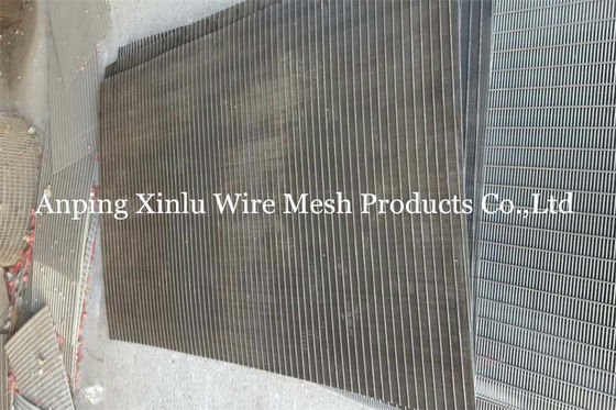 Saldatura di resistenza elettrica scanalata di acciaio inossidabile Vee Wedge Wire Screen Panel