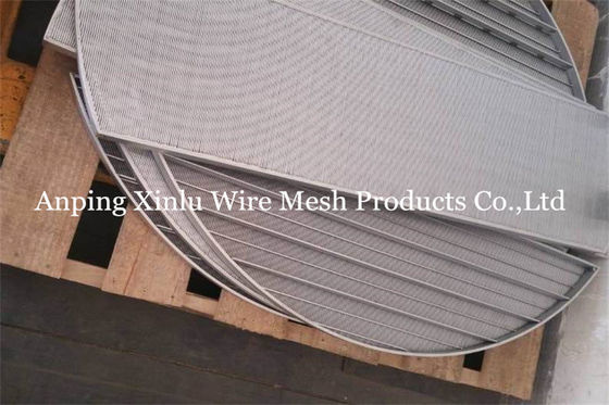 Saldatura di resistenza elettrica scanalata di acciaio inossidabile Vee Wedge Wire Screen Panel