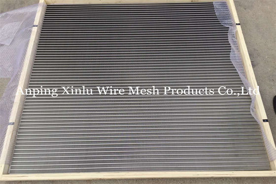 Saldatura di resistenza elettrica scanalata di acciaio inossidabile Vee Wedge Wire Screen Panel