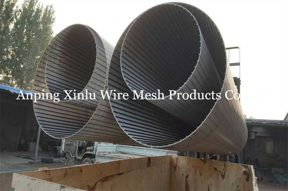 superficie di Johnson Wedge Wire Screen Pipe del diametro di 450mm e tipo regolari del bordo