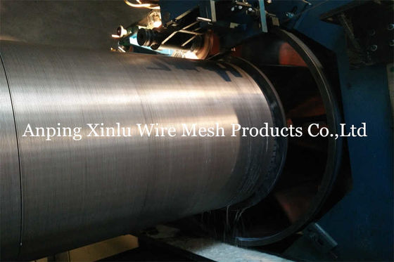superficie di Johnson Wedge Wire Screen Pipe del diametro di 450mm e tipo regolari del bordo