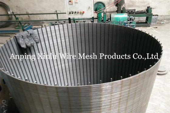 superficie di Johnson Wedge Wire Screen Pipe del diametro di 450mm e tipo regolari del bordo
