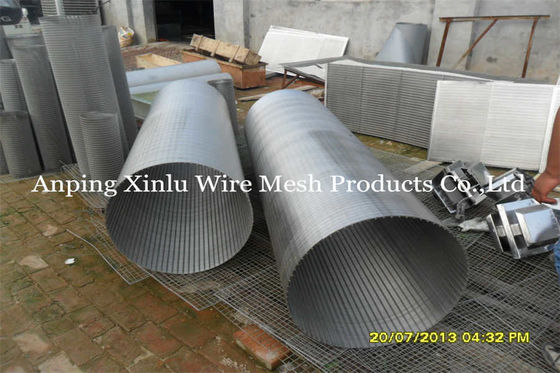 superficie di Johnson Wedge Wire Screen Pipe del diametro di 450mm e tipo regolari del bordo