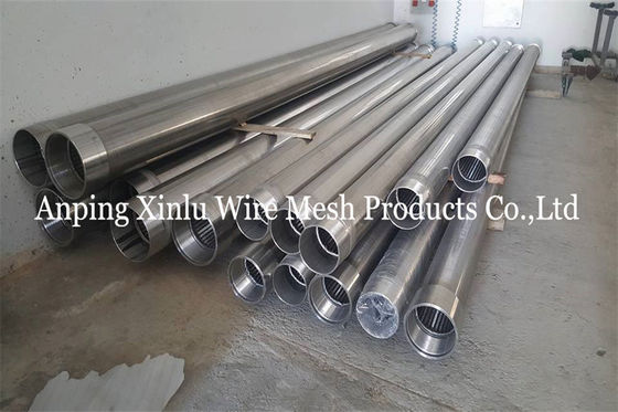 6-5/8» SS304 Johnson Wire Wrapped Screens Tubes per pozzo d'acqua