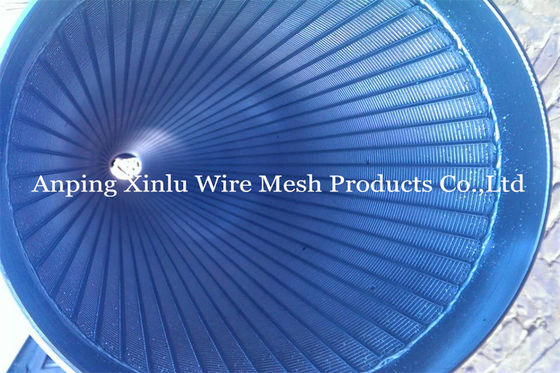 Il controllo della sabbia del pozzo d'acqua scherma 6-5/8» Johnson Wire Screen Tube With 30 scanala