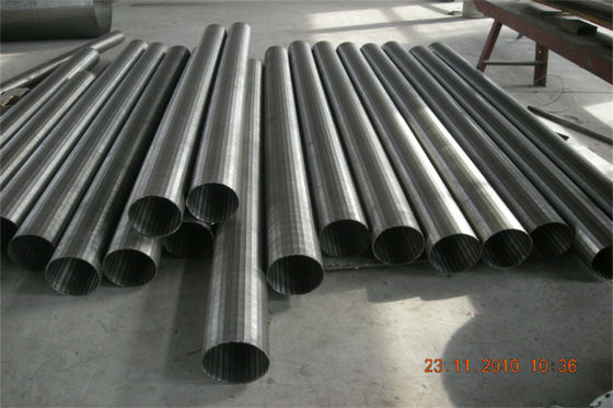 Anti-corrosione SS304 Diametro 219mm Johnson Wire Water Well Screen Pipe 80 Bar 8&quot; Spiral Wire Strainer Tube