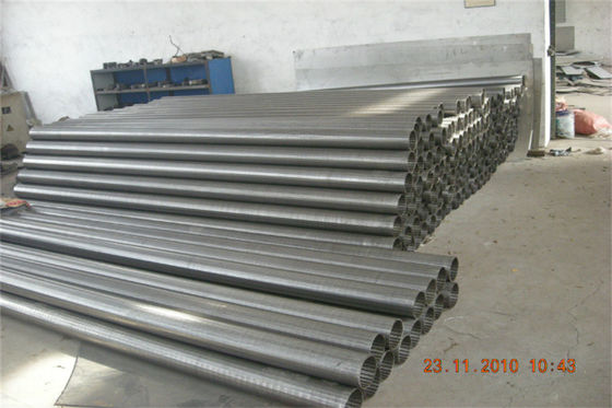 Anti-corrosione SS304 Diametro 219mm Johnson Wire Water Well Screen Pipe 80 Bar 8&quot; Spiral Wire Strainer Tube