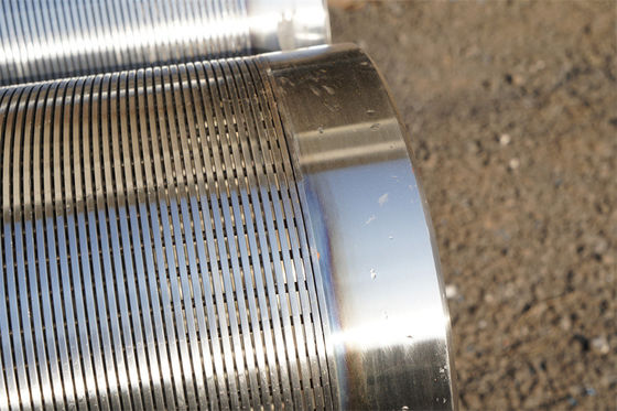 Tubo 10&quot; di Johnson Vee Wire Water Well Screen Rod - scanalatura continua bassa