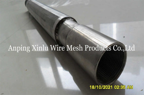 Dimensione del filtro per pozzi api 20 dell'olio del cavo del cuneo con Johnson Screen Pipe AISI 316L