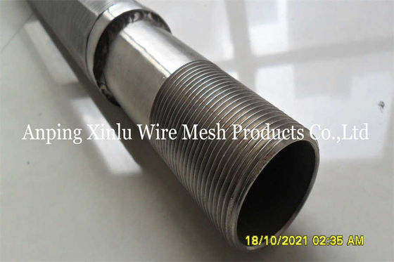 Dimensione del filtro per pozzi api 20 dell'olio del cavo del cuneo con Johnson Screen Pipe AISI 316L