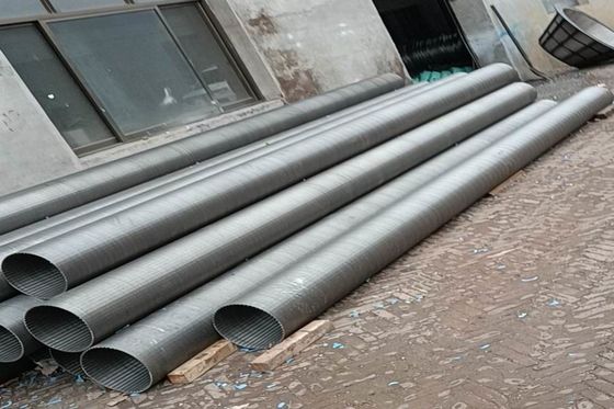 Dimensione del filtro per pozzi api 20 dell'olio del cavo del cuneo con Johnson Screen Pipe AISI 316L