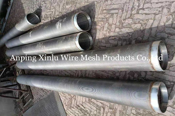 9-5/8» metropolitana di Johnson Wire Screen Water Filter dell'involucro del tubo galvanizzata ss dello schermo di cavo del cuneo