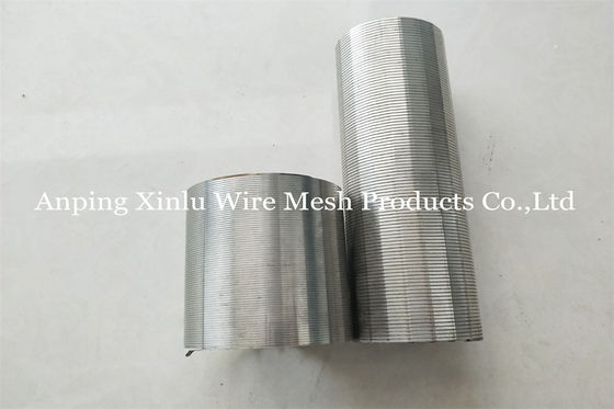 Tubo della scanalatura 35-100 Mesh Johnson Type Vee Wire Screen del filtro DN200