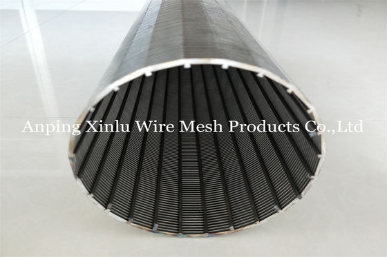 flangia di collegamento dello schermo del tubo del filtro dell'involucro di 250mm 15 Mesh Stainless Steel Johnson Wire