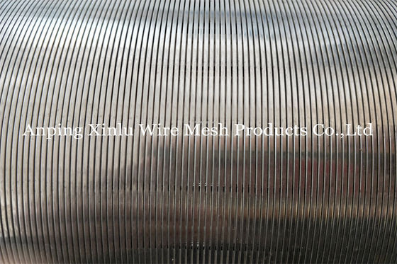 Lunghezza del diametro 2.95m di Johnson Well Screens avvolta cavo SS304 375mm