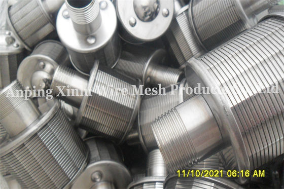 Ugello di acciaio inossidabile Johnson Wedge Wire Water Screen per il filtro a sabbia