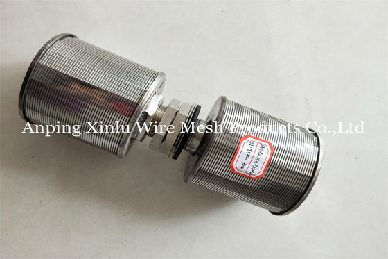 Grande ugello capo Johnson Wire Strainer Nozzle del filtro dal doppio ugello capo dello schermo