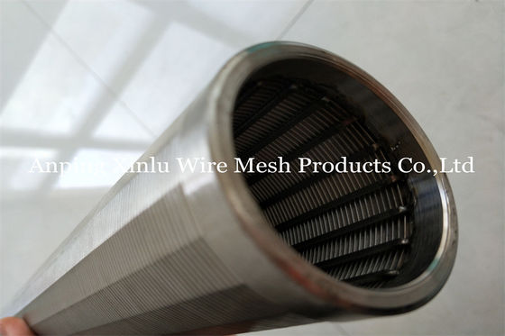 Schermo cilindrico d'acciaio dell'elemento di filtro da Johnson Type Wedge Wire Stainless