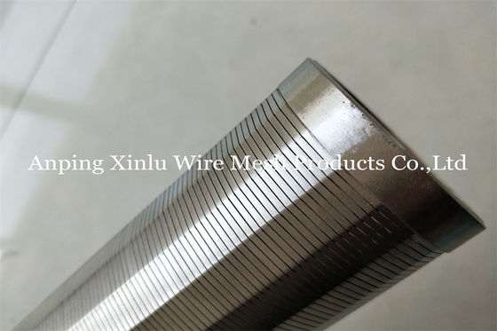 Schermo cilindrico d'acciaio dell'elemento di filtro da Johnson Type Wedge Wire Stainless