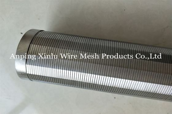 Schermo cilindrico d'acciaio dell'elemento di filtro da Johnson Type Wedge Wire Stainless