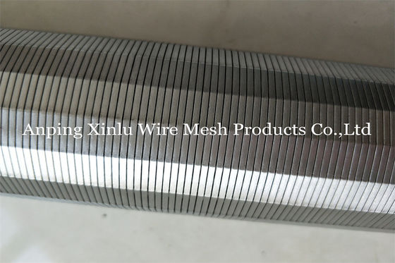 Schermo cilindrico d'acciaio dell'elemento di filtro da Johnson Type Wedge Wire Stainless