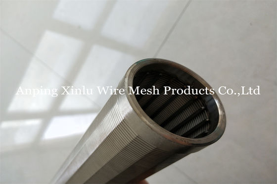 filtro dalla pompa del tubo dello schermo di 75mm Johnson Vee Wire Wrapped Continuous Slotted