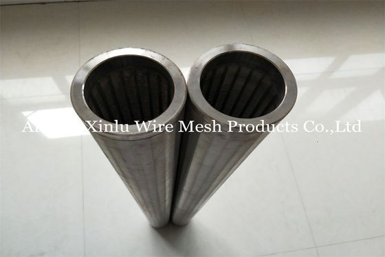 filtro dalla pompa del tubo dello schermo di 75mm Johnson Vee Wire Wrapped Continuous Slotted