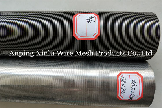 Elemento di filtro duplex da Johnson Wedge Wire Continuous Slotted dell'acciaio 2507