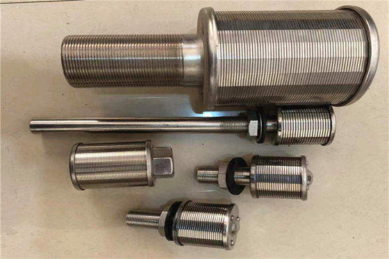 Vaglio filtrante continuo dell'acqua dell'ugello FOTI del filtro a sabbia dalla scanalatura di Hastelloy 0.25mm