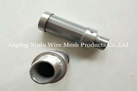 Scanalatura 0.25mm dell'ugello dello schermo di acciaio inossidabile del filtrante di Strianer dell'acqua del filo del Npt